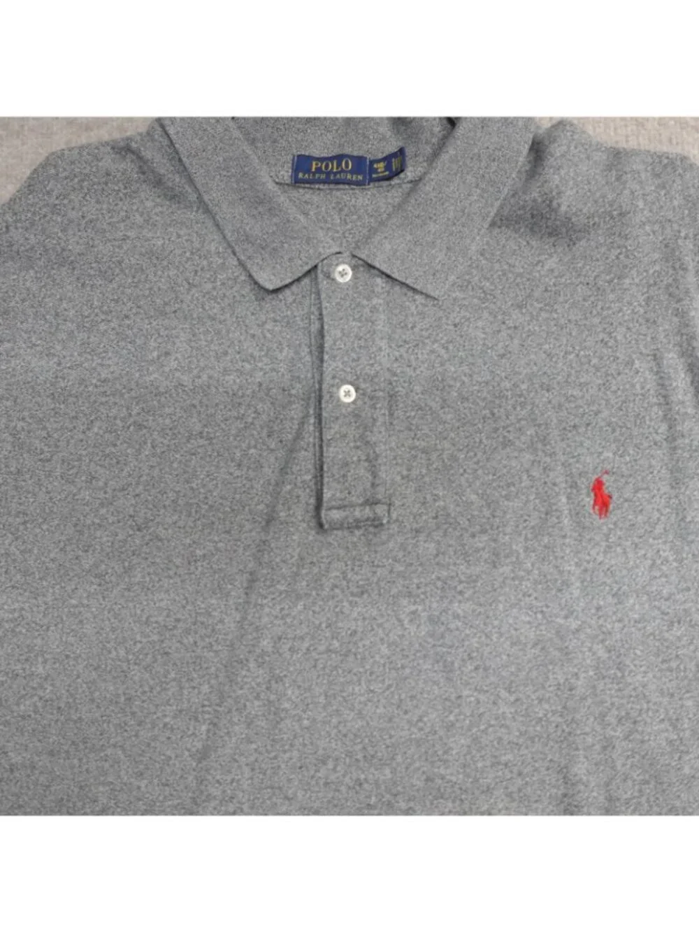 Polo Ralph Lauren Polo Shirt 4XB Gray Heather Solid